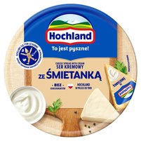 Hochland Ser kremowy ze śmietanką w trójkącikach 180 g (8 sztuk)