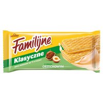 Familijne Wafle o smaku orzechowym 180 g