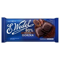 E. Wedel Czekolada mocno gorzka 80 % 80 g