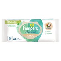 Pampers Harmonie Coco Chusteczki Nawilżane Dla Dzieci, 1 Opakowania = 44 Chusteczek