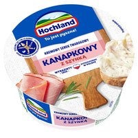 Hochland Kanapkowy kremowy serek twarogowy z szynką 130 g