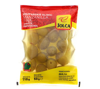 JOLCA OLIWKI ZIELONE Z PASTĄ PAPRYKOWĄ 110G