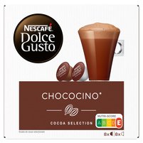 Nescafé Dolce Gusto Chococino Czekolada i mleko w kapsułkach 256 g (8 x 16 g i 8 x 16 g)