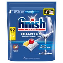 Finish Quantum Lemon Kapsułki do mycia naczyń w zmywarce 624 g (60 sztuki)