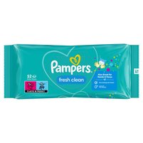 Pampers Fresh Clean Chusteczki 1 opakowania = 52 chusteczek