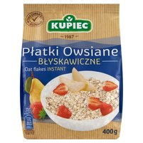 Kupiec Płatki owsiane błyskawiczne 400 g