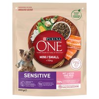 PURINA ONE Mini/Small Sensitive Karma dla psów z łososiem i ryżem 800 g