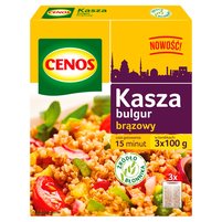 Cenos Kasza bulgur brązowy 300 g (3 x 100 g)