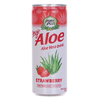 Pure plus my aloe vera Drink napój z aloesem o smaku truskawkowym 240ml