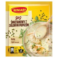 Winiary Sos śmietanowy z zielonym pieprzem 30 g