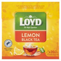 Loyd Herbata czarna aromatyzowana o smaku cytrynowym 34 g (20 x 1,7 g)