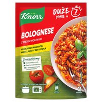 Knorr Makaron bolognese z mięsem wołowym 160 g