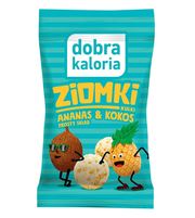 DOBRA KALORIA ZIOMKI KULKI ANANAS & KOKOS BEZ LAKTOZY 24g