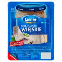 Lisner Śledź atlantycki wiejskie filety z cebulką 450 g