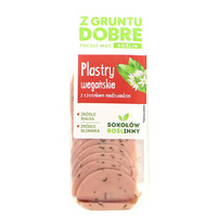 SOKOŁÓW Z GRUNTU DOBRE PLASTRY WEGAŃSKIE Z CZOSNKIEM NIEDŻWIEDZIM 50G