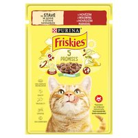 Friskies Karma dla kotów w sosie z wołowiną 85 g