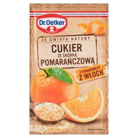 Dr. Oetker Ze świata natury Cukier ze skórką pomarańczową 15 g