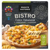 PROSTE HISTORIE Bistro Pizza poznaniok z ziemniakami i czosnkiem 385 g