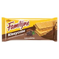 Familijne Wafle o smaku kakaowym 180 g