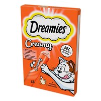 Dreamies Creamy Karma uzupełniająca dla kotów z pysznym kurczakiem 40 g (4 x 10 g)