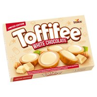 Toffifee Orzech laskowy w karmelu i białej czekoladzie 125 g (15 sztuk)