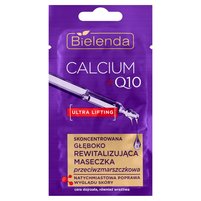 Bielenda Calcium +Q10 Głęboko rewitalizująca maseczka przeciwzmarszczkowa 8 g