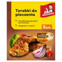 JAN NIEZBĘDNY TOREBKI DO  PIECZENIA  5 SZTUK