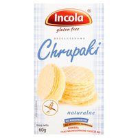 Incola Chrupaki naturalne Bezglutenowe wafle 60 g