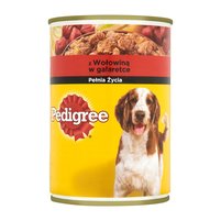 Pedigree z wołowiną w galaretce Karma pełnoporcjowa 400 g