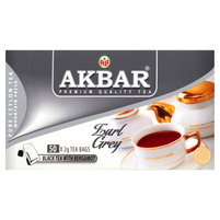 Akbar Earl Grey Herbata czarna 100 g (50 torebek)
