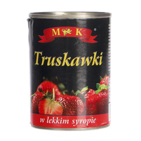 MK truskawki w lekkim syropie 400g /po odsączeniu 160g