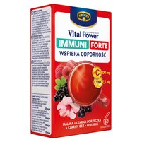 Krüger Vital Power Immuni Forte malina czarna porzeczka, czarny bez, 8 saszetek