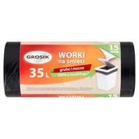 Grosik Worki na śmieci 35 l 15 sztuk