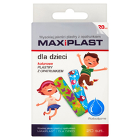 Maxiplast dla dzieci Plastry z opatrunkiem 20 sztuk