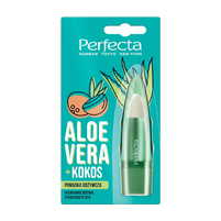 Perfecta Aloe Vera odżywcza pomadka do ust z aloesem i kokosem 5g