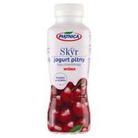 Piątnica Skyr jogurt pitny typu islandzkiego wiśnia 330 ml