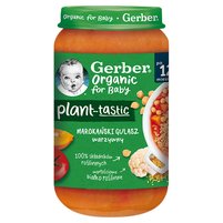 Gerber Organic Plant-tastic Marokański gulasz warzywny dla dzieci po 12. miesiącu 250 g