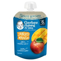 Gerber Jabłko mango po 6. miesiącu 80 g