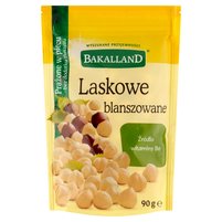 Bakalland Orzechy laskowe blanszowane prażone 90 g