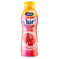 Jovi Duet Napój jogurtowy o smaku malina-czerwona porzeczka 350 g
