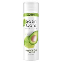 Satin Care Avocado Twist Żel do golenia do skóry normalnej 200ml