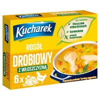 Kucharek Rosół drobiowy z włoszczyzną 60 g (6 x 10 g)