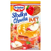 Dr. Oetker Słodka Chwila Kisiel z kawałkami owoców pieczone jabłko & cynamon 31,5 g