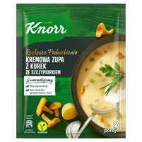 Knorr Rozkosze podniebienia Kremowa zupa z kurek ze szczypiorkiem 59 g