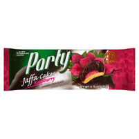 Delicpol Party Jaffa Raspberry Biszkopty z galaretką malinową w czekoladzie 135 g
