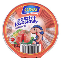 ŁOSOŚ USTKA PASZTET ŁOSOSIOWY NA KANAPKI 130G