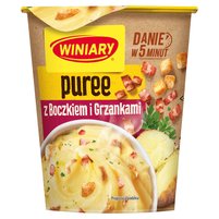 Winiary Puree z boczkiem i grzankami 53 g