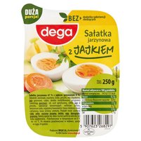 dega Sałatka jarzynowa z jajkiem 250 g