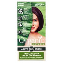 Joanna Naturia Organic Pielęgnująca farba do włosów bakłażanowy 333