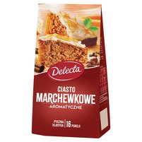 Delecta Ciasto marchewkowe mieszanka do domowego wypieku ciasta 410 g